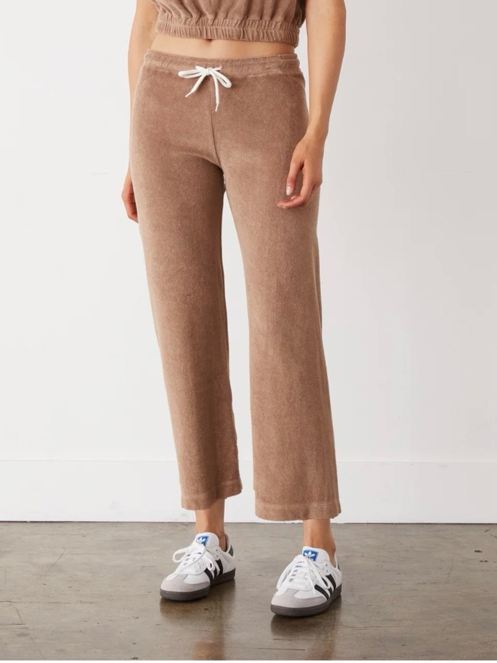 MONROW Terry Crop Pant